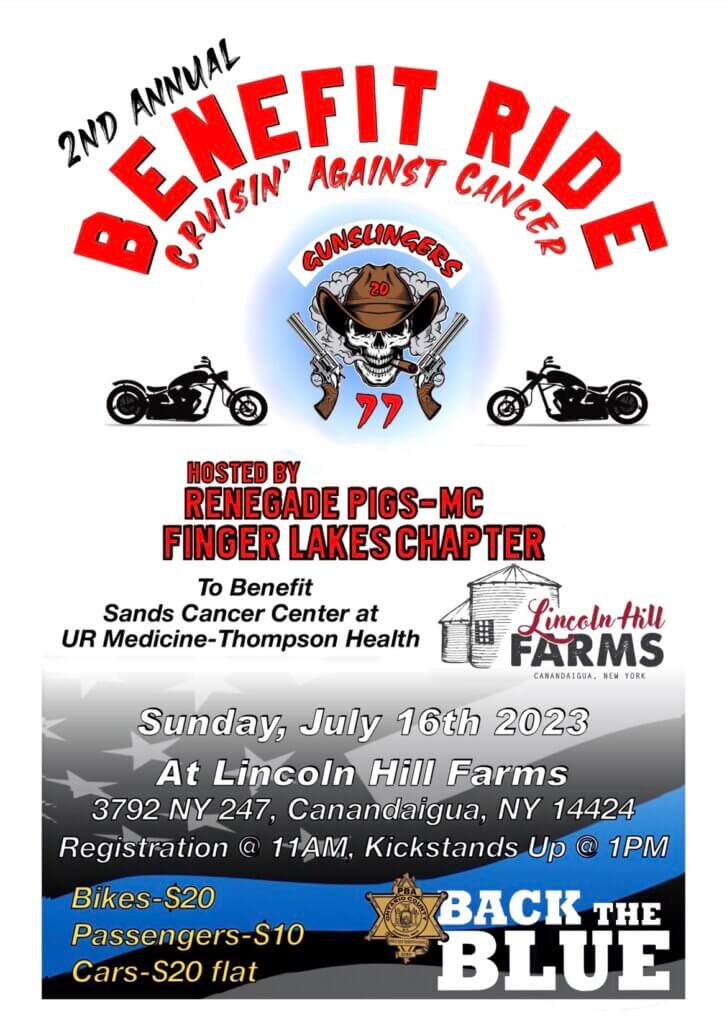 Benefit Ride poster